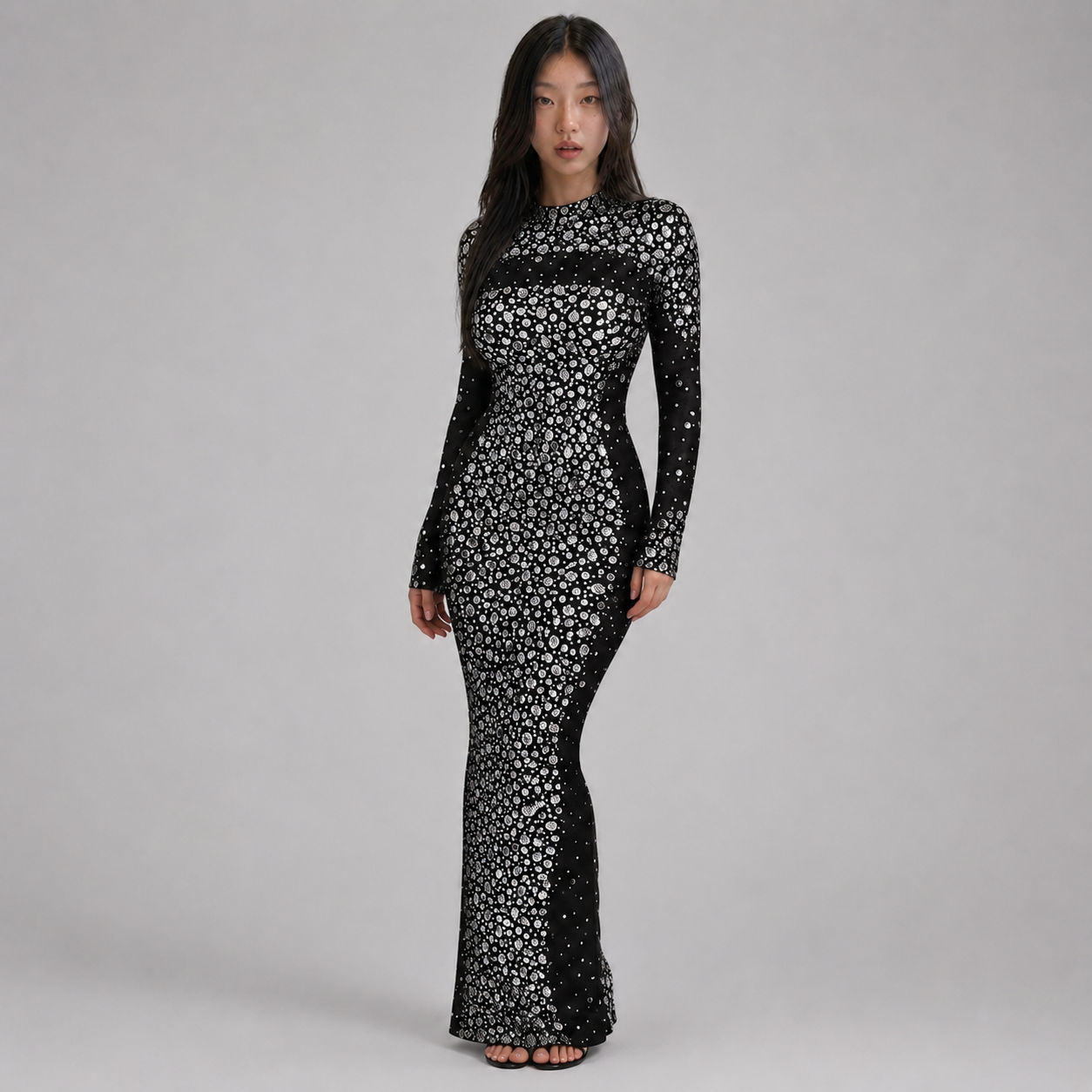 Celestia Mesh Bodycon Gown