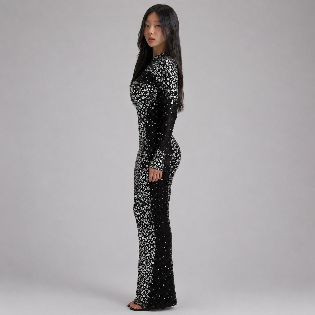 Celestia Mesh Bodycon Gown