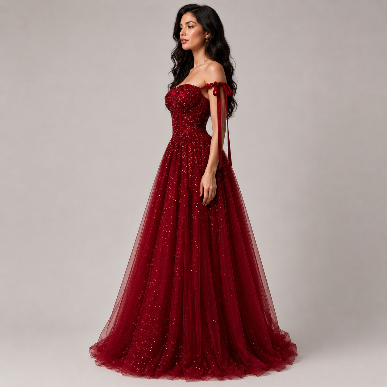 Vestido Encanto Escarlata