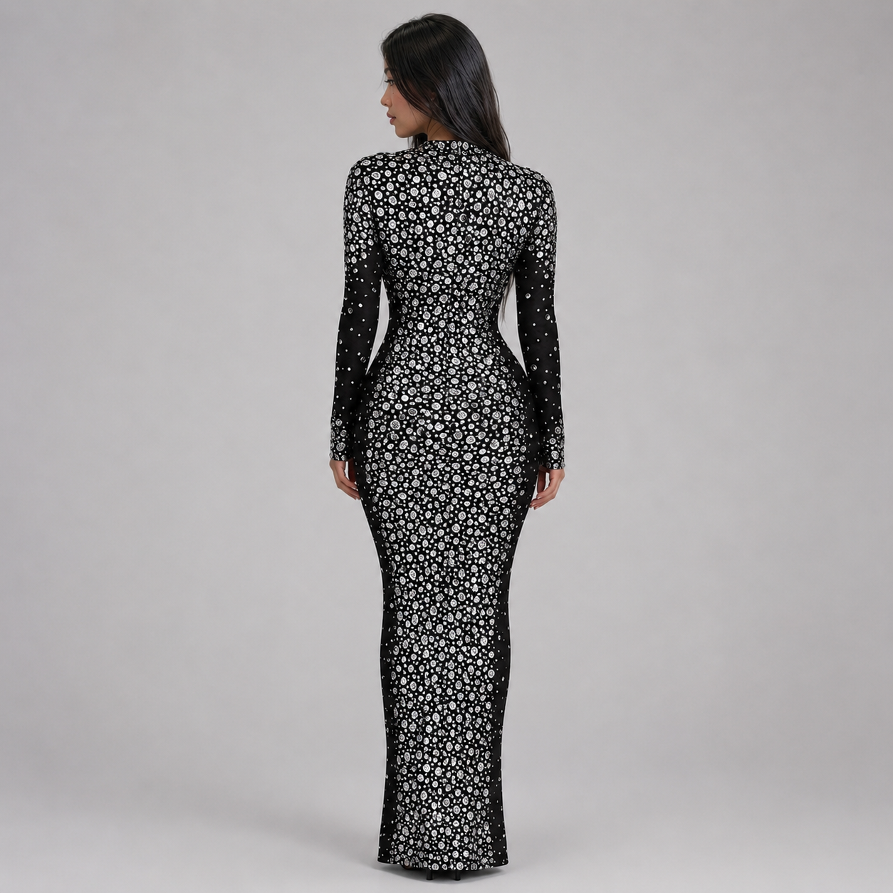 Celestia Mesh Bodycon Gown