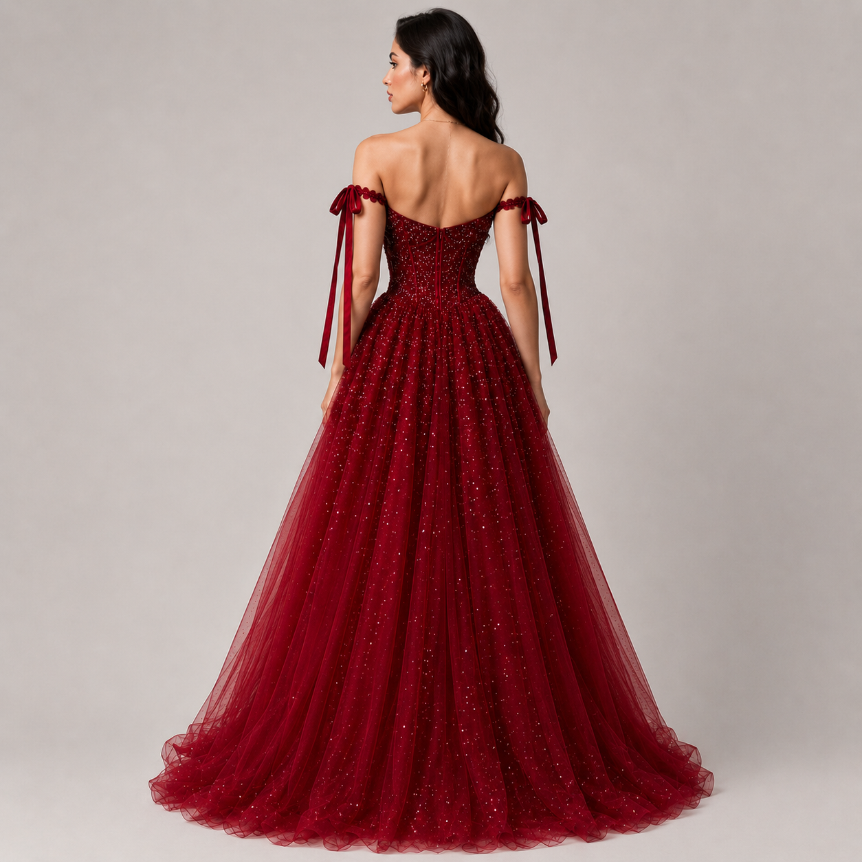 Vestido Encanto Escarlata