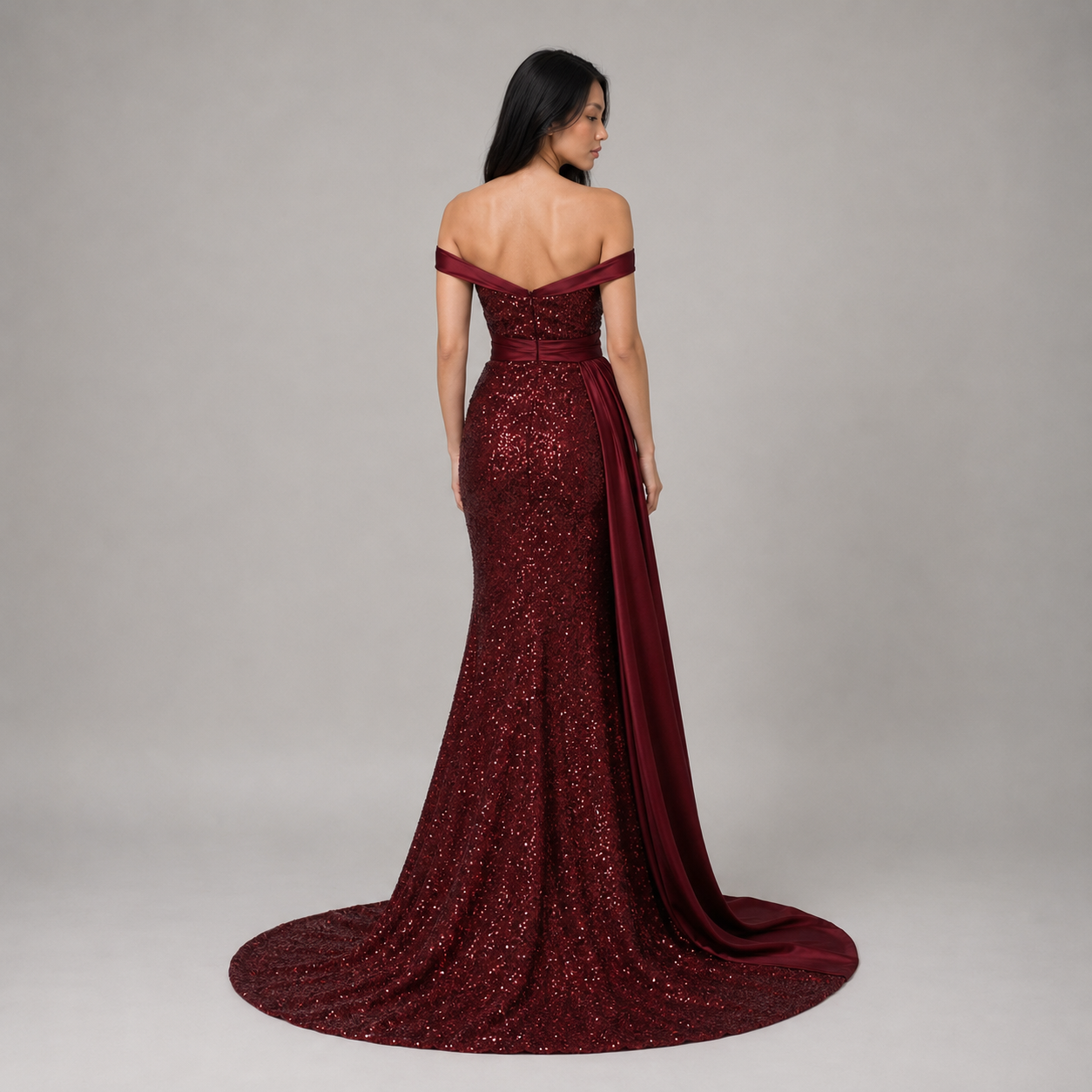 Scarlet Siren Split Gown