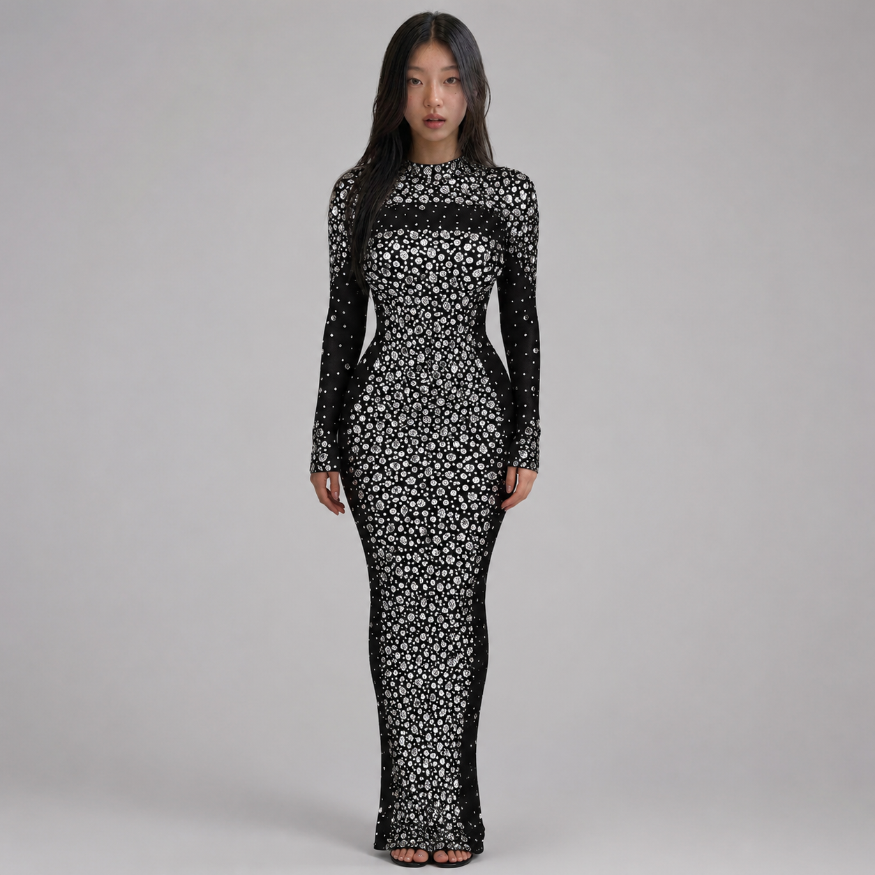 Celestia Mesh Bodycon Gown